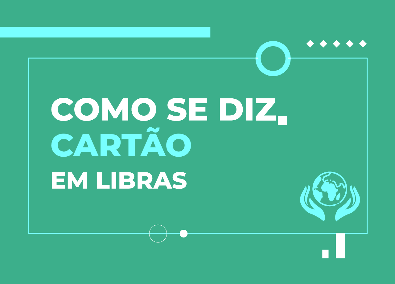 cartão em Libras